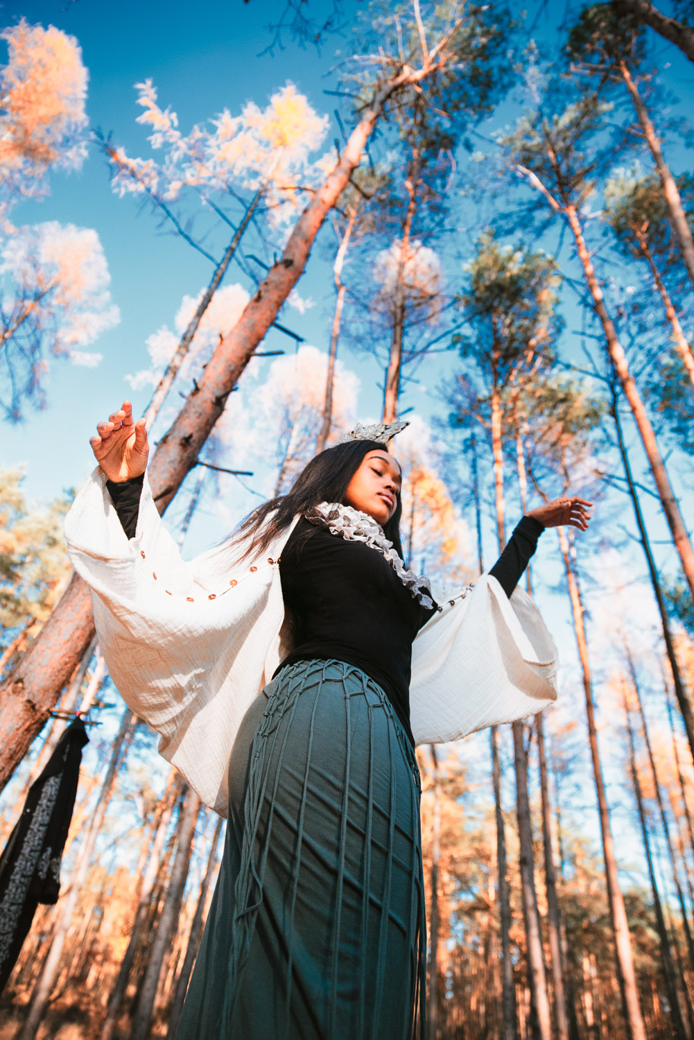 Commercial Photography: Fashion Portraits in the Wild Forest - Justina ...